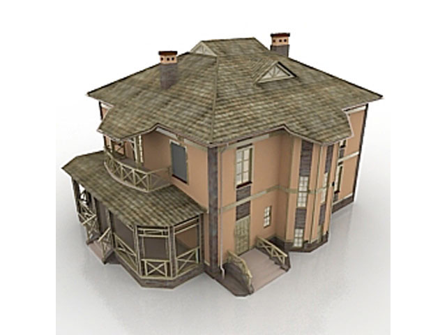 Free House N 3D model_1_1 For Architecture 3Ds Max Model Download